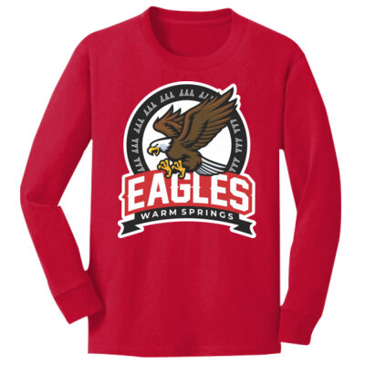 Port & Company® Youth Long Sleeve Core Cotton Tee | WSK8 Thumbnail