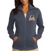 Women's Slub Fleece Full Zip Jacket Thumbnail
